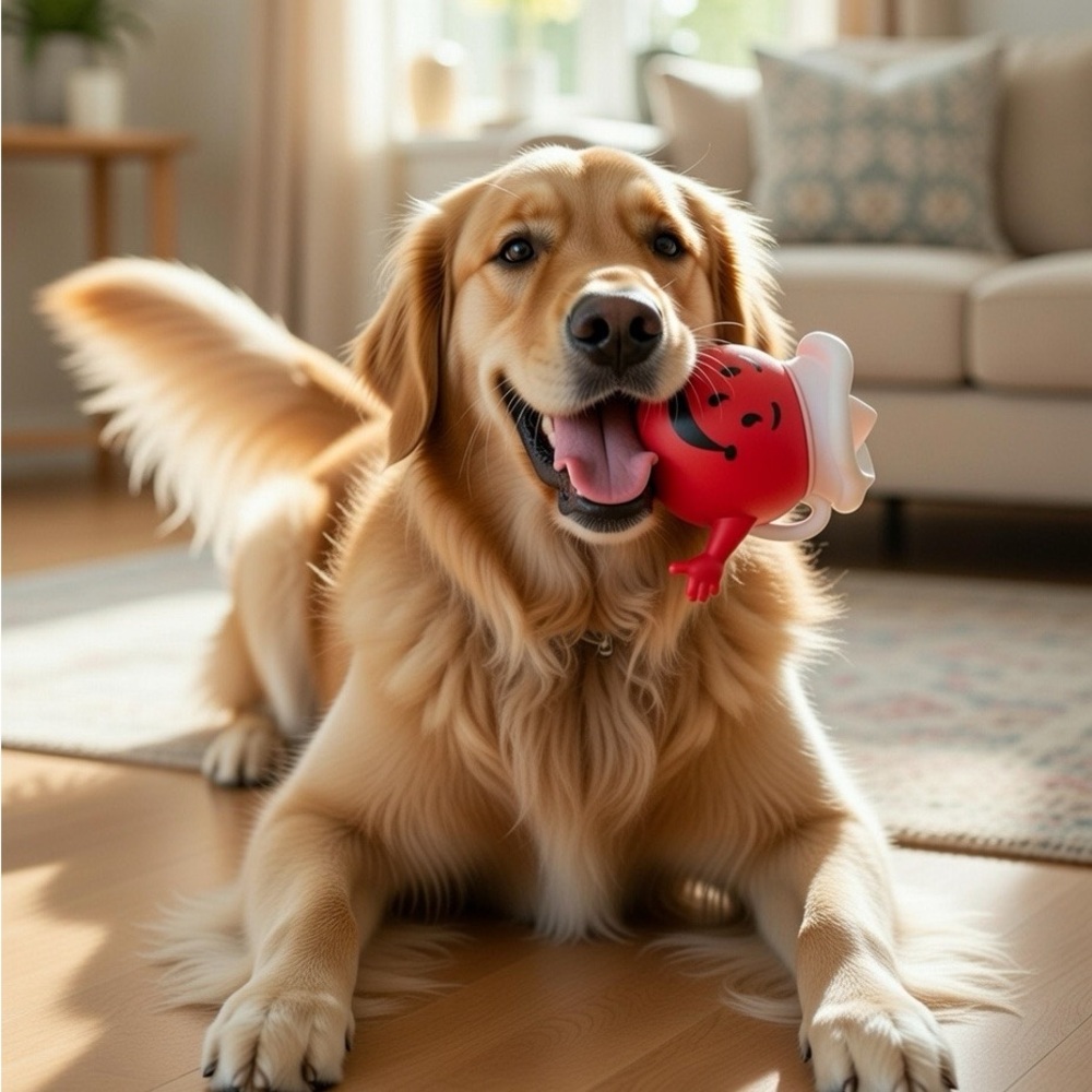 Kool-Aid Vinyl Dog Toy with Squeaker Inside